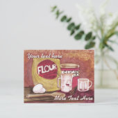 Altmodischer Koch Postkarte (Stehend Vorderseite)