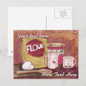 Altmodischer Koch Postkarte (Vorne/Hinten)