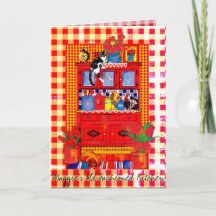 Altmodischer Küchen-Schrank mit