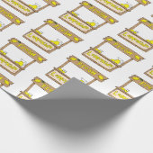 Altmodischer Limonade-Stand Geschenkpapier (Ecke)