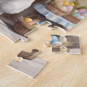 Altmodischer Osterhase Puzzle (Seite)