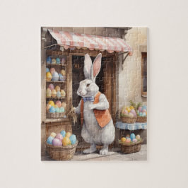 Altmodischer Osterhase Puzzle