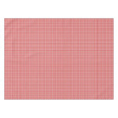 Altmodischer roter und weißer Gingham Tischdecke (Vorderseite (Horizontal))