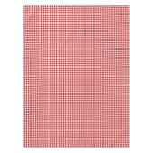 Altmodischer roter und weißer Gingham Tischdecke (Vorderseite)