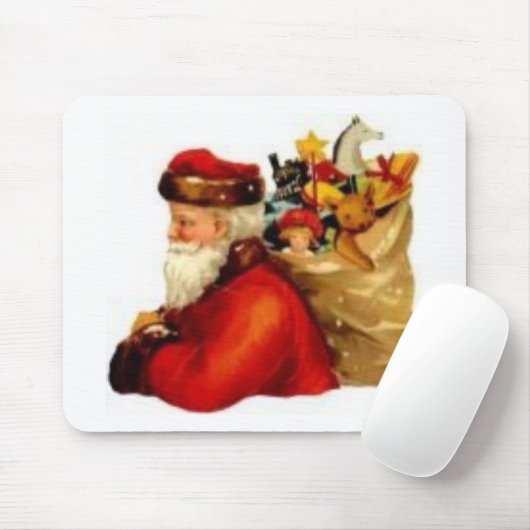 Altmodischer Santa Mousepad (Mit Mouse)