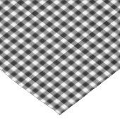 Altmodischer Schwarzweiss-Gingham Tischdecke (Schrägansicht)