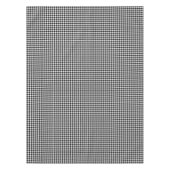 Altmodischer Schwarzweiss-Gingham Tischdecke (Vorderseite)