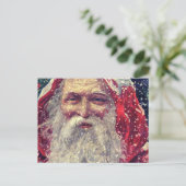 Altmodischer Viktorianischer Nikolaus Postkarte (Stehend Vorderseite)