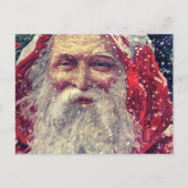 Altmodischer Viktorianischer Nikolaus Postkarte (Vorderseite)