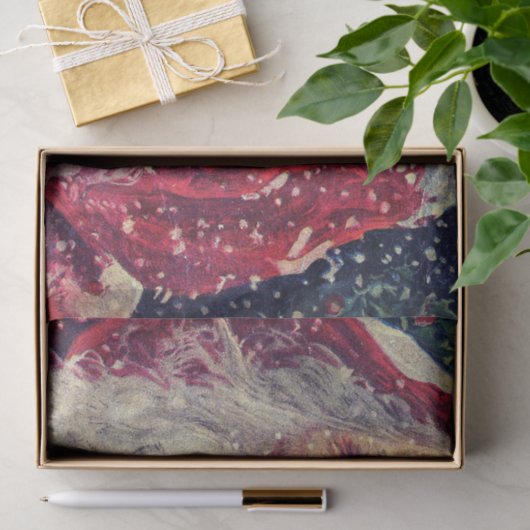 Altmodischer Viktorianischer Nikolaus Seidenpapier (Geschenk)