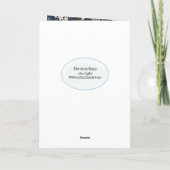 altmodisches Blumenmuster Brautparty Karte (Rückseite)