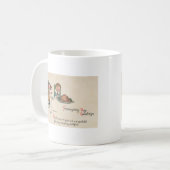 altmodisches Erntedankfest Kaffeetasse (Vorderseite Links)