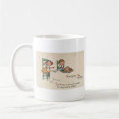 altmodisches Erntedankfest Kaffeetasse (Links)