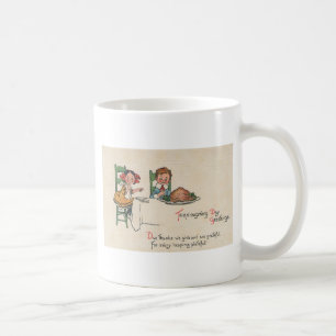 altmodisches Erntedankfest Kaffeetasse