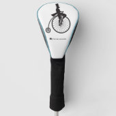 Altmodisches Fahrrad Golf Headcover (Vorderseite)