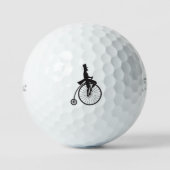 Altmodisches Fahrrad Golfball (Vorderseite)