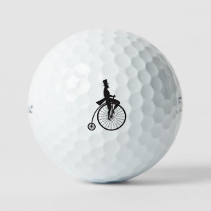 Altmodisches Fahrrad Golfball