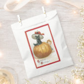 Altmodisches Halloween, Hexenkatze Geschenktütchen (Ausgeschnitten)