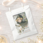 Altmodisches Halloween, Mädchen treffen Goblins Geschenktütchen (Ausgeschnitten)