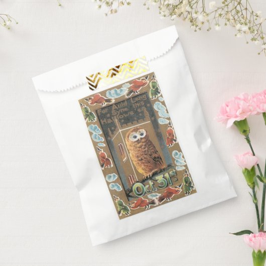 Altmodisches Halloween, Owl Geschenktütchen (Versiegelt)