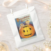 Altmodisches Halloween, Pumpkin (Jack-o'-Laterne) Geschenktütchen (Ausgeschnitten)