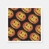 Altmodisches Halloween, Pumpkin (Jack-o'-Laterne) Serviette (Vorderseite)