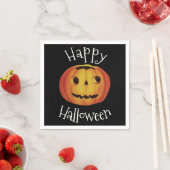 Altmodisches Halloween, Pumpkin (Jack-o'-Laterne) Serviette (Beispiel)