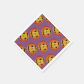 Altmodisches Halloween, Pumpkin (Jack-o'-Laterne) Serviette (Ecke)