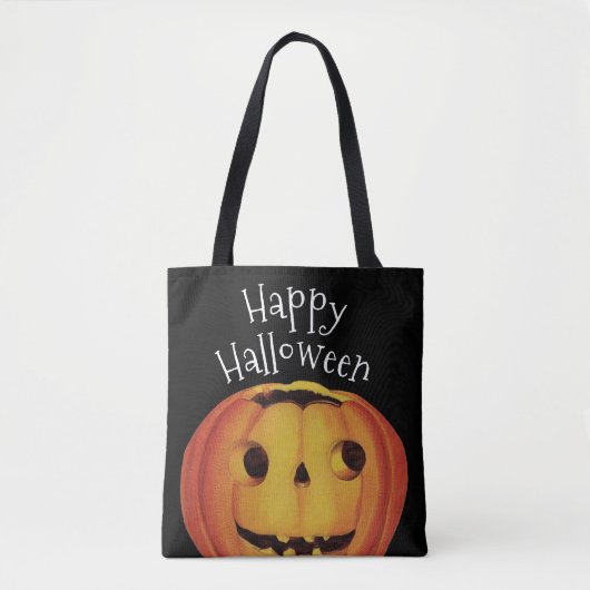 Altmodisches Halloween, Pumpkin (Jack-o'-Laterne) Tasche (Vorderseite)
