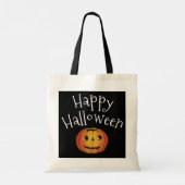 Altmodisches Halloween, Pumpkin (Jack-o'-Laterne) Tragetasche (Rückseite)