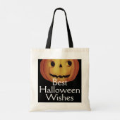 Altmodisches Halloween, Pumpkin (Jack-o'-Laterne) Tragetasche (Rückseite)