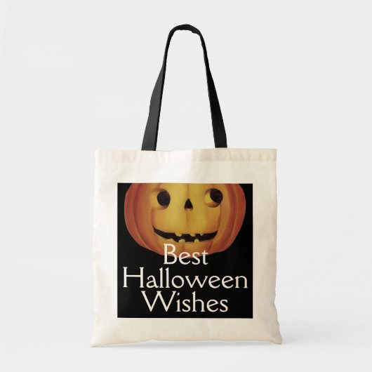 Altmodisches Halloween, Pumpkin (Jack-o'-Laterne) Tragetasche (Vorne)