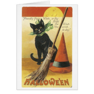Altmodisches Halloween, Schwarze Katze