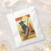 Altmodisches Halloween, Schwarze Katze Geschenktütchen (Ausgeschnitten)