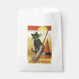 Altmodisches Halloween, Schwarze Katze Geschenktütchen