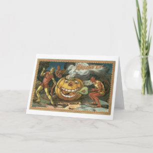 Altmodisches Halloween, Teufel Karte