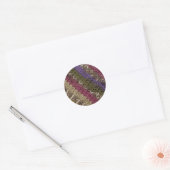 altmodisches Knetkrautmuster Runder Aufkleber (Umschlag)