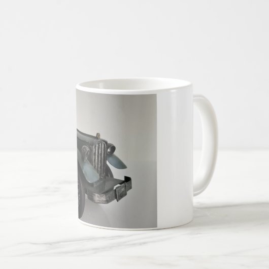 altmodisches Retro-Cabrio Kaffeetasse (VorderseiteRechts)
