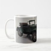 altmodisches Retro-Cabrio Kaffeetasse (Links)