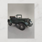 altmodisches Retro-Cabrio Postkarte (Vorderseite)