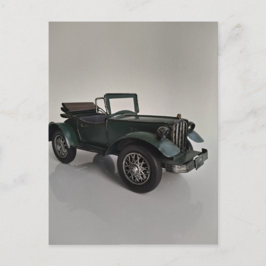 altmodisches Retro-Cabrio Postkarte (Vorderseite)