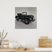altmodisches Retrofahrzeug Poster (Küche)