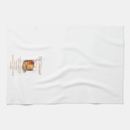 altmodisches Rezept Geschirrtuch