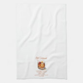 altmodisches Rezept Geschirrtuch (Vertikal)