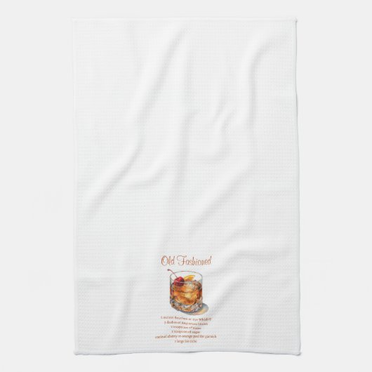 altmodisches Rezept Geschirrtuch (Vertikal)