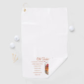 altmodisches Rezept Golfhandtuch (Insitu)