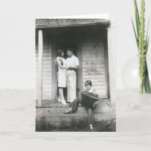 Altmodisches Romance Feiertagskarte