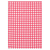 Altmodisches Rot-Weiß-Gingham-Karton Tischdecke (Vorderseite)