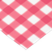 Altmodisches Rot-Weiß-Gingham-Karton Tischdecke (Schrägansicht)