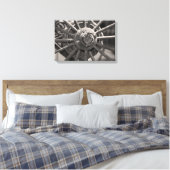 Altmodisches Wagenrad Leinwanddruck (Insitu (Schlafzimmer))